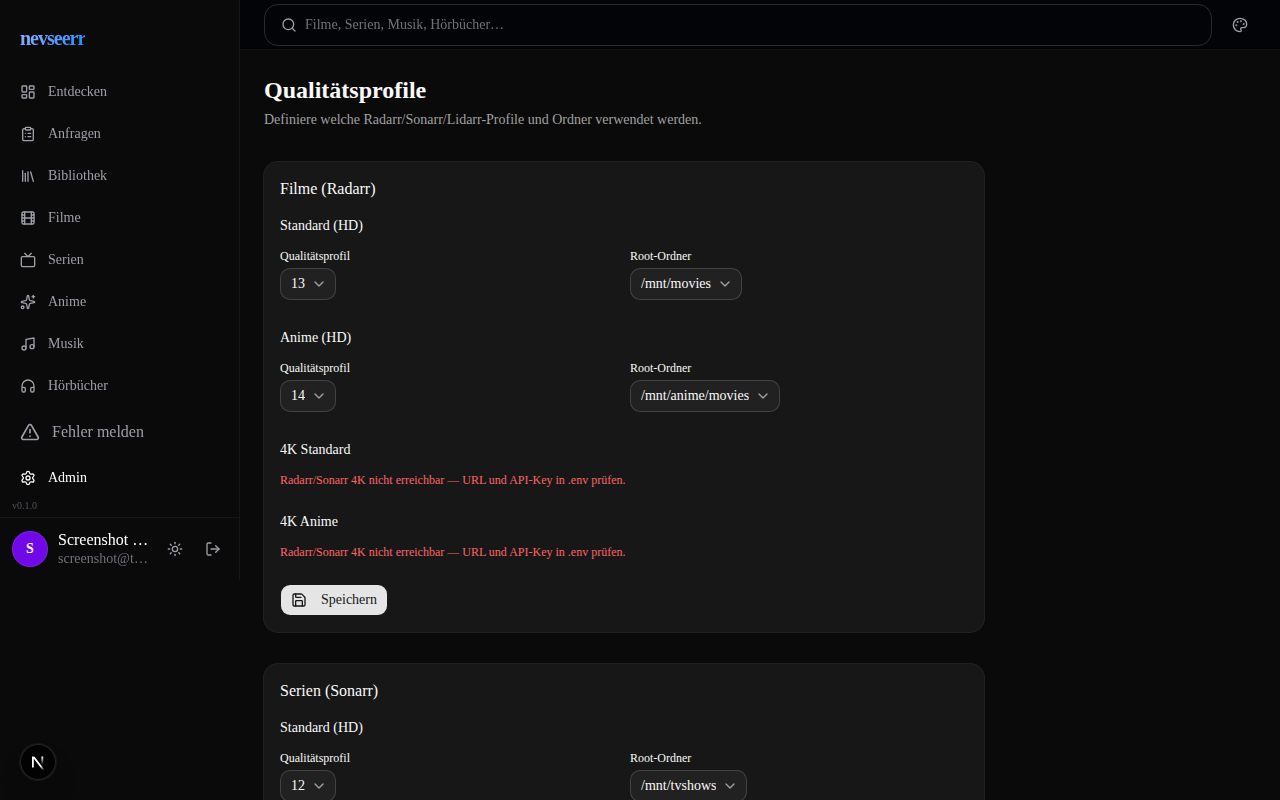 Admin: Download-Profile